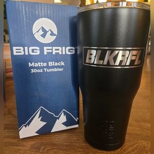 30 oz. Big Frig Matte Black Tumbler with Black Rifle Coffee Company Logo